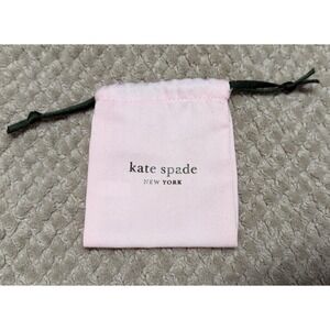 Kate Spade Jewelry‎ Drawstring Dust Bag Pouch Pink 4.5" X 3.5"